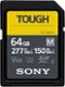 Sony - TOUGH M Series - 64GB SDXC UHS-II Memory Card-Front_Standard