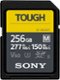 Sony - TOUGH M Series - 256GB SDXC UHS-II Memory Card-Front_Standard