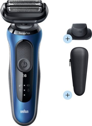 Braun Series 6 Wet/Dry Electric Shaver - Blue WORLDWIDE DELIVERY