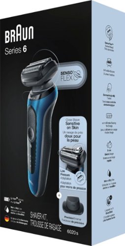 Braun Series 6 Wet/Dry Electric Shaver - Blue HOW TO BUY