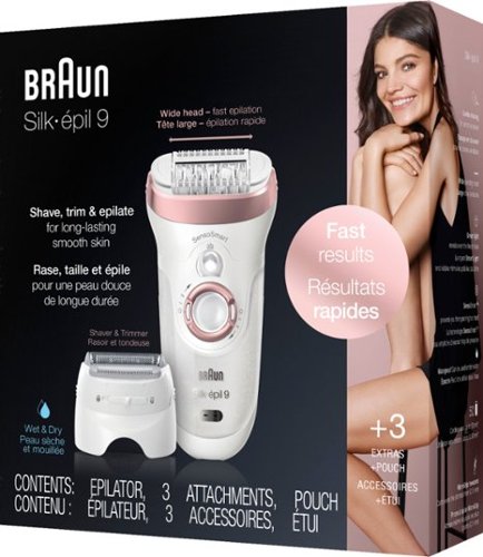Braun Silk-épil 9 Epilator - White/Bronze WHERE TO BUY