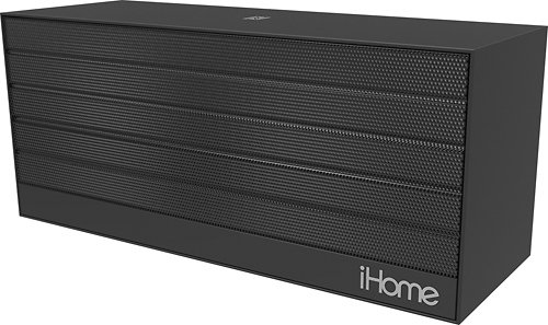  iHome - Rechargeable NFC Bluetooth Stereo Mini Speaker - Black