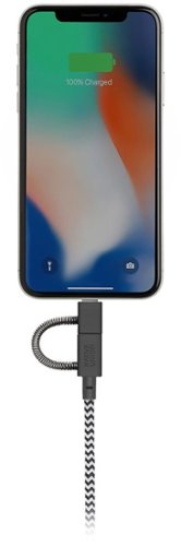 Native Union 6.5' USB Type-A-to-Micro-USB/Lightning/USB Type-C Cable - Zebra WORLDWIDE DELIVERY