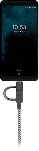 Native Union 6.5' USB Type-A-to-Micro-USB/Lightning/USB Type-C Cable - Zebra GLOBAL SHIPPING