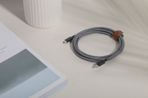 Native Union 10' Fast Charging Lightning-to-USB Type C Cable 60W - Zebra WORLDWIDE DELIVERY