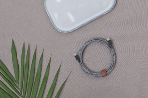 Native Union 10' Fast Charging Lightning-to-USB Type C Cable 60W - Zebra GLOBAL SHIPPING