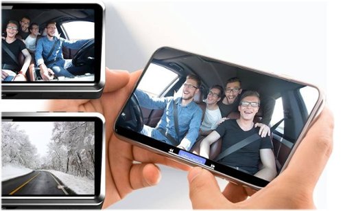 Rexing S800 Front and Rear Camera Dash Cam - Black BUY IN SAUDI ARABIA