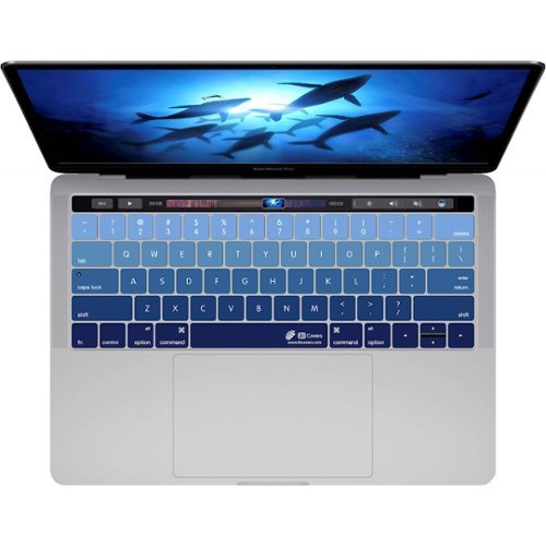 KB Covers - Keyboard Cover for MacBook Pro w/Touch Bar - 13" & 15" - (2016-2019) - Deep Blues
