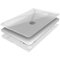 iBenzer - Neon Party Top and Rear Cover for 16" Apple® MacBook® Pro - Crystal Clear-Front_Standard