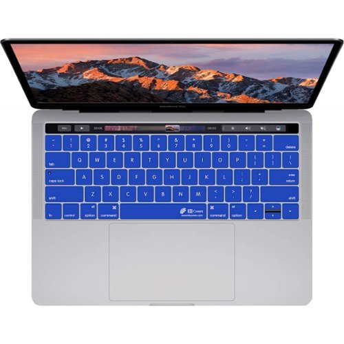 KB Covers - Keyboard Cover for Apple® MacBook® Pro 13" and 15" with Touch Bar - Dark Blue