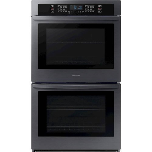 Photos - Oven Samsung  30" Built-In Double Wall  with WiFi - Black Stainless Steel 