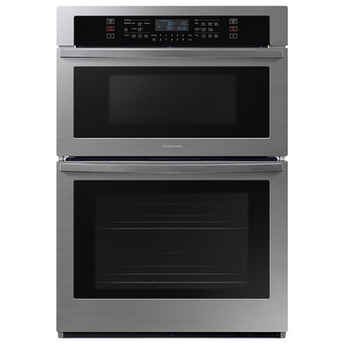Samsung - 30" Microwave Combination Wall Oven with WiFi - Stainless steel