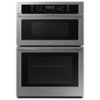 Samsung - 30" Microwave Combination Wall Oven with WiFi - Stainless Steel-Front_Standard