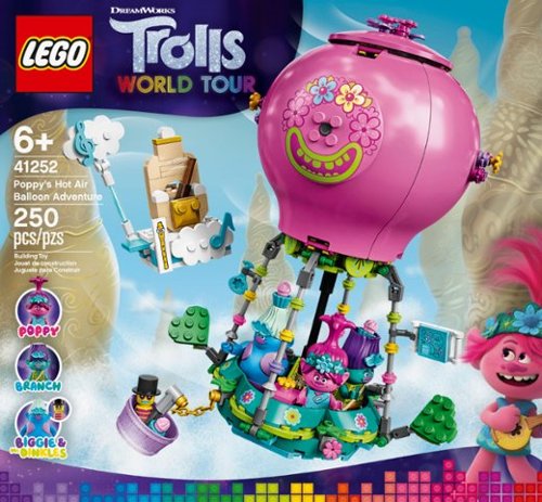 LEGO Trolls World Tour Poppy's Hot Air Balloon Adventure 41252 WORLDWIDE DELIVERY