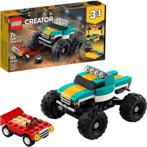  LEGO - Creator 3-in-1 Monster Truck 31101 - Green/Yellow