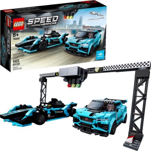 LEGO - Speed Champions Formula E Panasonic Jaguar Racing GEN2 car & Jaguar I-PACE eTROPHY 76898