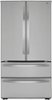 LG - 26.9 Cu. Ft. 4-Door French Door Refrigerator with Internal Water Dispenser - Stainless Steel-Front_Standard