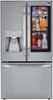 LG - STUDIO 23.5 Cu. Ft. French InstaView Door-in-Door Counter-Depth Refrigerator with Craft Ice - Stainless Steel-Front_Standard