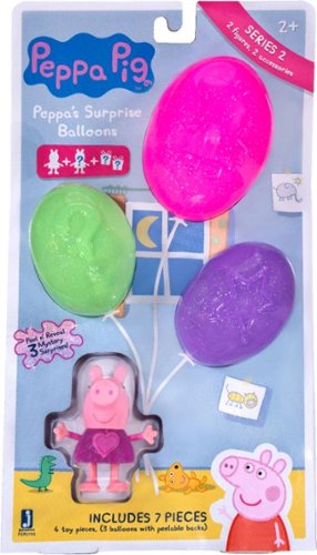 Jazwares Peppa Pig Figure with Peppa's Surprise Balloons - Blind Box GLOBAL SHIPPING