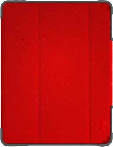 STM - Dux Plus Duo Folio Case for Apple® iPad® 10.2" (9th/8th/ 7th Gen) - Red