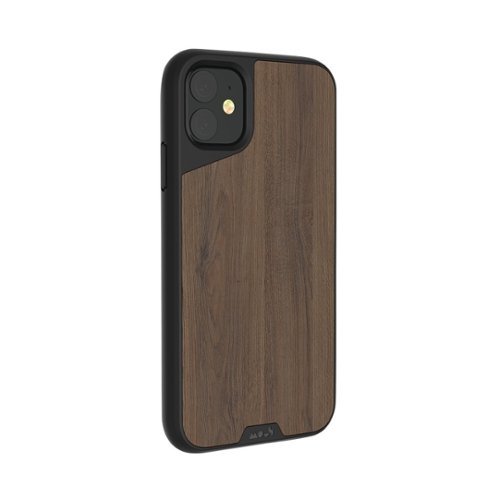 Mous - Limitless 3.0 Case for Apple® iPhone® 11 - Walnut-Angle_Standard 