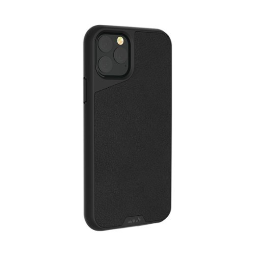 Mous - Limitless 3.0 Case for Apple® iPhone® 11 Pro Max - Black Leather-Angle_Standard 
