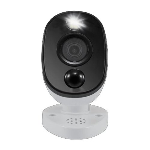 Swann - Pro-Series Indoor/Outdoor Wired Surveillance Camera - Black/White
