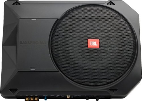 Image of JBL - BASSPRO 8" Single-Voice-Coil Loaded Subwoofer Enclosure with Integrated Amp - Black