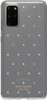 kate spade new york - Protective Hard-Shell Case for Samsung Galaxy S20+ 5G - Pin Dot Gems/Pearls/Clear-Front_Standard