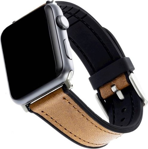 WITHit - Band for Apple Watch 42mm, 44mm and Series 7, 45mm - Leather-Brown