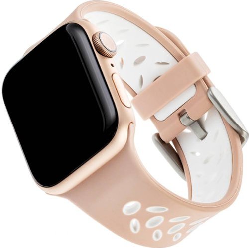 WITHit - Sport Band for Apple Watch® 38mm and 40mm - Pink/White-Left_Standard 