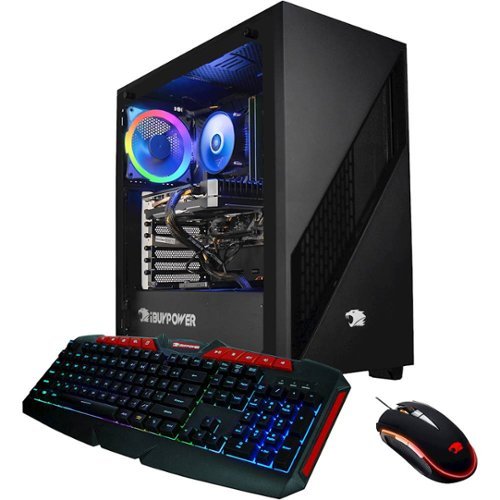 iBUYPOWER - Gaming Desktop - AMD Ryzen 7-Series - 2700X - 16GB Memory - NVIDIA GeForce GTX 1660 SUPER - 1TB HDD + 240GB SSD - Black-Front_Standard 