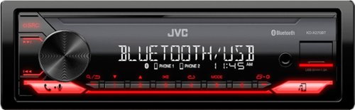 JVC - Built-in Bluetooth In-Dash Digital Media Receiver - Black