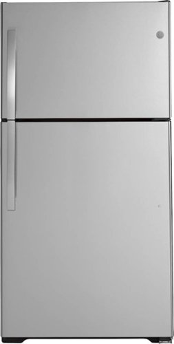 GE - 21.9 Cu. Ft. Top-Freezer Refrigerator-Front_Standard 