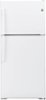 GE - 19.2 Cu. Ft. Top-Freezer Refrigerator with Premium Inner Door Modular Bins - White-Front_Standard