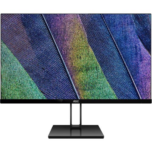 AOC - 23.8" IPS LED FHD FreeSync Monitor - Black-Front_Standard 