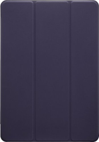 Dynex™ - Navy Soft Touch Folio Case for iPad 10.2" (7th, 8th, and 9th Generation) - Navy Blue