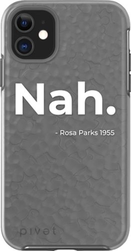 Pivet - Glacier+ pro Black History Month Nah Case for Apple® iPhone® 11 - Charcoal