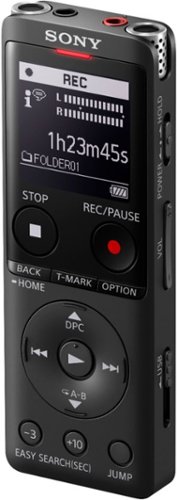 Sony UX Series Digital Voice Recorder - Black WORLDWIDE DELIVERY