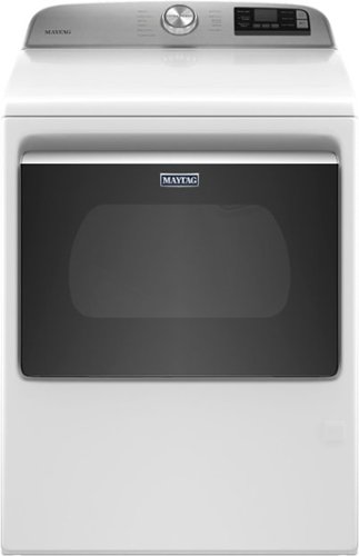 Maytag - 7.4 Cu. Ft. Smart Gas Dryer with Extra Power Button - White