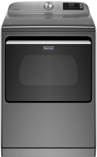 Maytag - 7.4 Cu. Ft. Smart Electric Dryer with Steam and Extra Power Button - Metallic slate