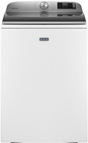 Maytag - 5.2 Cu. Ft. High Efficiency Smart Top Load Washer with Extra Power Button - White