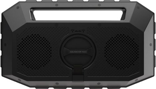 ION Audio Aquaboom Max Portable Bluetooth Boombox Speaker - Black WORLDWIDE DELIVERY