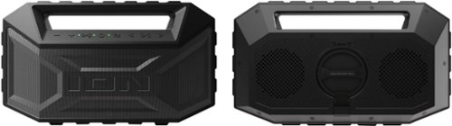 ION Audio Aquaboom Max Portable Bluetooth Boombox Speaker - Black GLOBAL SHIPPING