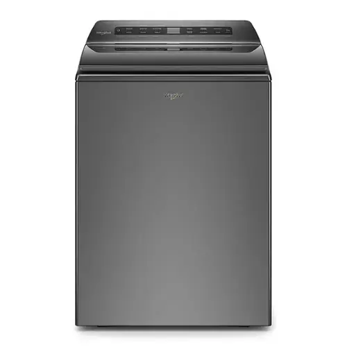 Front. Whirlpool - 4.7 Cu. Ft. Top Load Washer with Pretreat Station - Chrome Shadow.