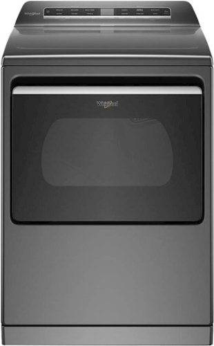 Whirlpool - 7.4 Cu. Ft.  Smart Gas Dryer with Steam and Intuitive Controls - Chrome shadow