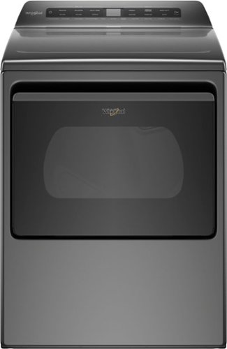 Whirlpool - 7.4 Cu. Ft. Smart Electric Dryer with AccuDry Sensor Drying Technology - Chrome shadow