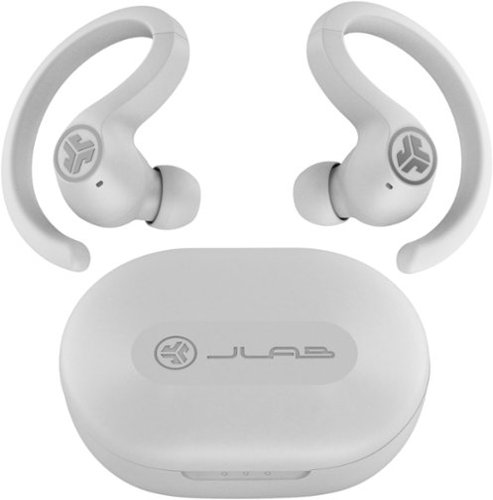 JLab JBuds Air Sport True Wireless In-Ear Headphones - White WORLDWIDE DELIVERY