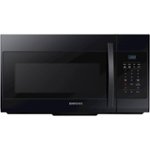 Samsung - 1.7 Cu. Ft. Over-the-Range Microwave - Black - Front_Standard