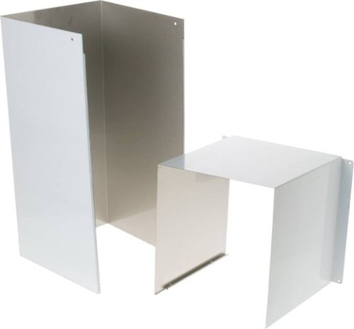 Duct Cover Extension for Select GE Range Hoods - Stainless Steel
